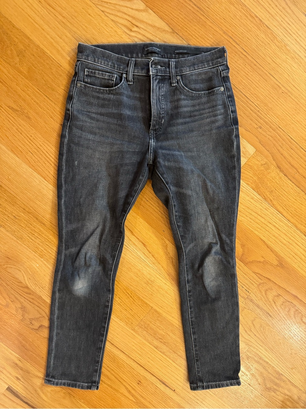 Banana Republic Men's Skinny Jeans in Faded Black